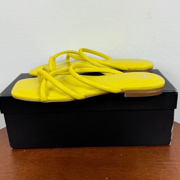 New Marc Fisher LTD Fiada Sandal in Yellow Women's Size 5.5 - Picture 3 of 8